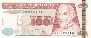 Guatemala - 100 Quetzales - P-104 - 2001 dated Foreign Paper Money